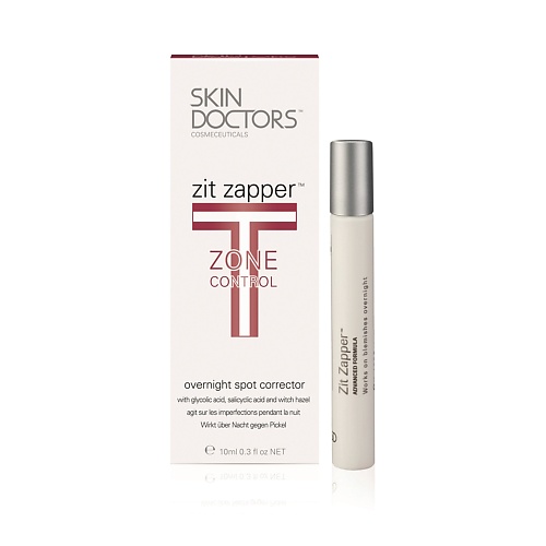 фото Skin doctors лосьон-карандаш для проблемной кожи лица от прыщей t-zone control zit zapper