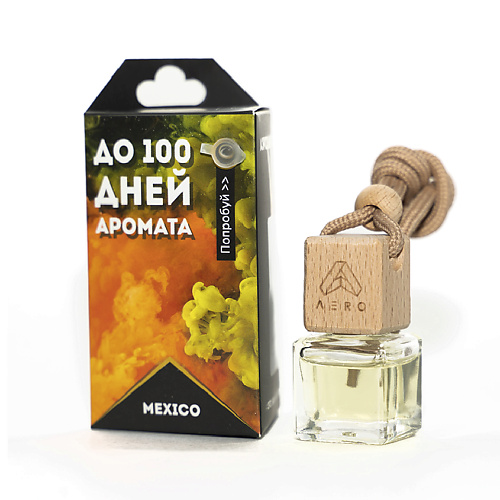 Ароматизатор AERO Ароматизатор для автомобиля MEXICO ароматизатор для автомобиля питбуль коричневый запах invictus аромабар