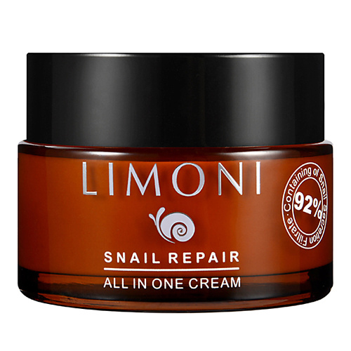 LIMONI Крем для лица восстанавливающий Snail Repair 50 limoni крем для век увляжнаяющий hyaluronic ultra moisture 25