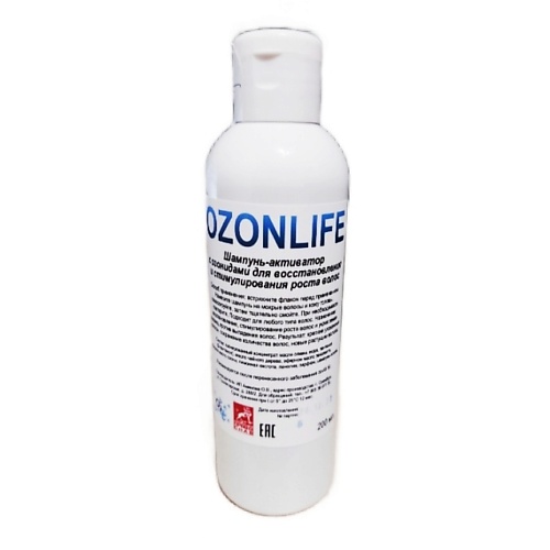 фото Ozonlife шампунь-активатор с озонидами для восстановления стимулирования роста волос