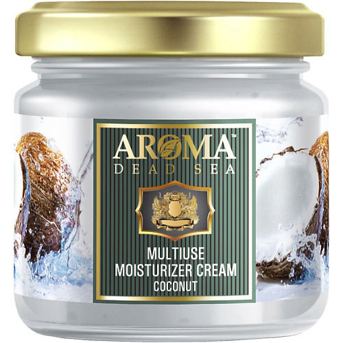 цена Крем для тела AROMA DEAD SEA Универсальный крем Кокос Multiuse Moisturizer Cream Coconut