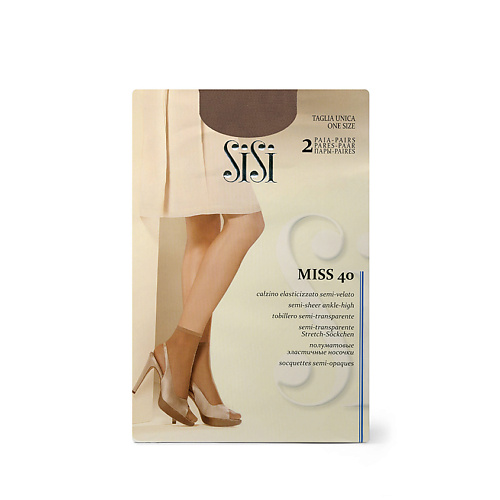 SISI Носки женские  MISS 40 - 2 пары sisi носки женские miss 40 2 пары