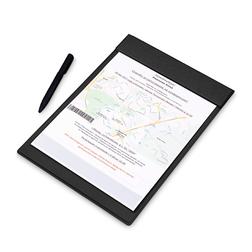 FLEXPOCKET Папка-планшет из экокожи для документов с зажимом магнитом flexpocket туристический органайзер для путешествий на 1 комплект документов