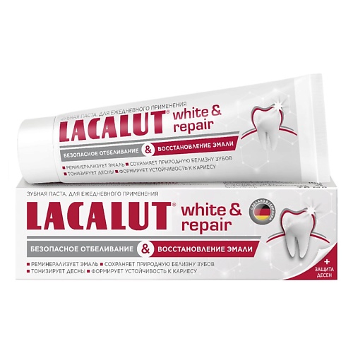 LACALUT Зубная паста white&repair 75 lacalut зубная паста basic sensitive 75