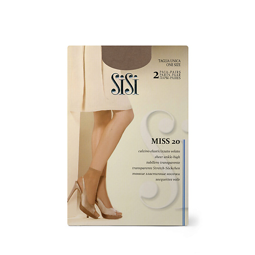 Носки SISI Носки женские  MISS 20 - 2 пары носки sisi носки женские tulle