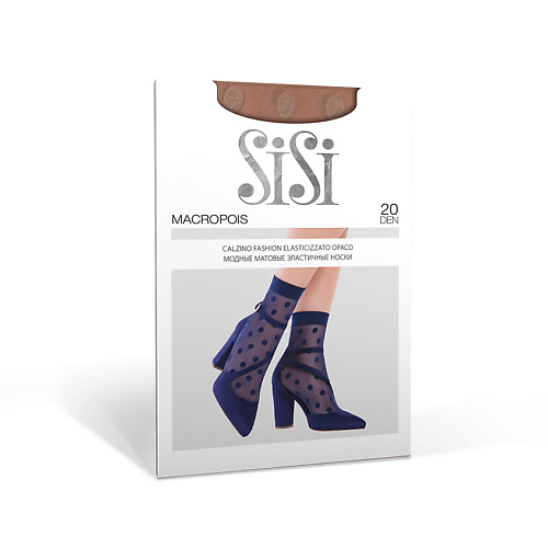 SISI Носки женские  MACROPOIS 20 (в крупный горошек) носки в банке супержена женские микс