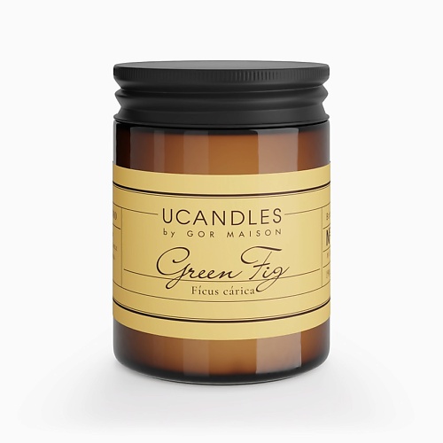 UCANDLES Свеча Green Fig Botanique 27 190 массажная свеча зеленый чай shunga exotic green tea 170 мл