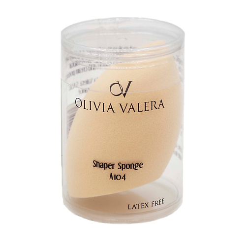 Спонж для нанесения макияжа OLIVIA VALERA Спонж для макияжа скошенный жидкая помада olivia valera тон 2