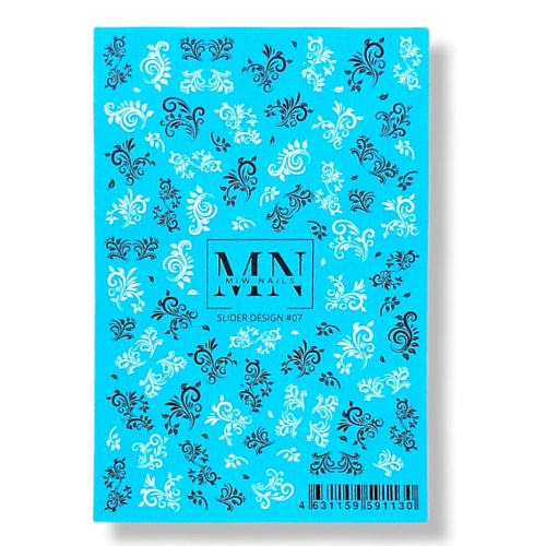 Слайдеры MIW NAILS Слайдер дизайн для маникюра слайдеры miw nails слайдер дизайн для маникюра цветы