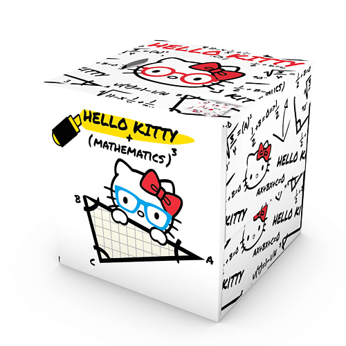 фото Kartika салфетки бумажные косметические с рисунком "hello kitty" 3 слоя