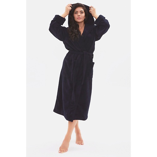 Одежда PECHE MONNAIE Женский бамбуковый махровый халат с капюшоном Formula SPORT 902