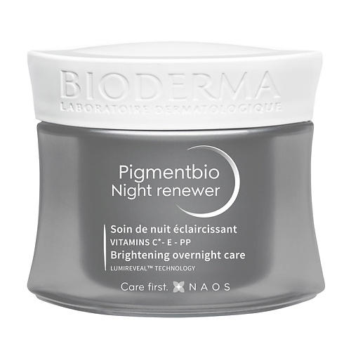 Крем для лица BIODERMA Осветляющий и обновляющий ночной крем Pigmentbio крем для лица bioderma дневной крем против гиперпигментации кожи spf 50 pigmentbio