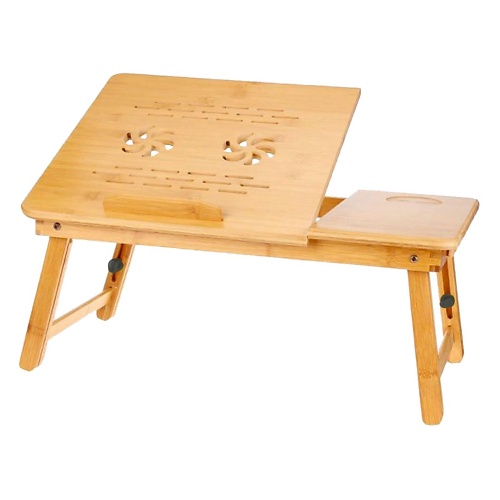 DASWERK Столик-поднос для для ноутбука и завтрака с охлаждением DAS HAUS Bamboo поднос для завтрака доляна woodie 38×25 5 см сосна