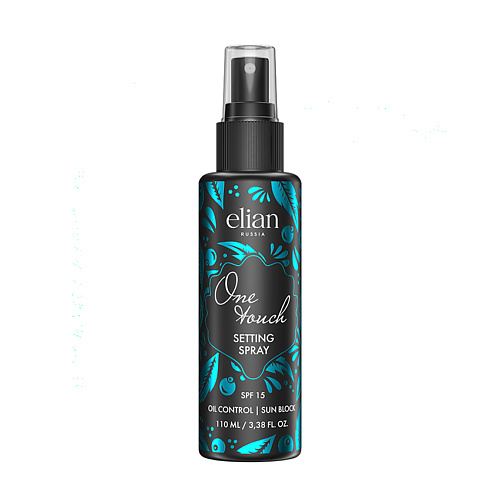 Фиксатор макияжа ELIAN Фиксирующий спрей One Touch Setting Spray фиксирующий спрей для закрепления макияжа fresh