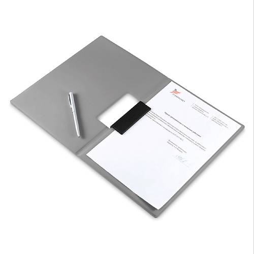 Планшет канцелярский FLEXPOCKET Папка- планшет из экокожи с крышкой и магнитом для документов