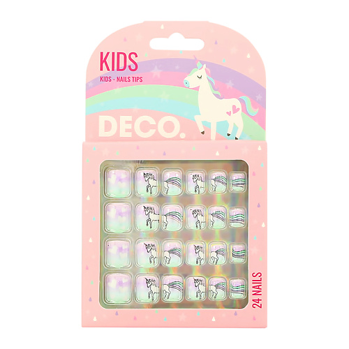 фото Deco. набор детских накладных ногтей kids fairytale