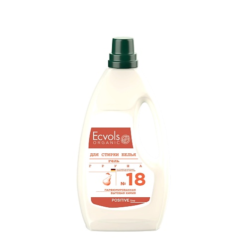 ECVOLS Универсальный гель для стирки смягчающий с эфирным маслом груши  №18