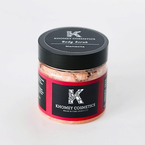 фото Khomey cosmetics кремовый скраб для тела с ши и какао mamacita с ароматом шоколада