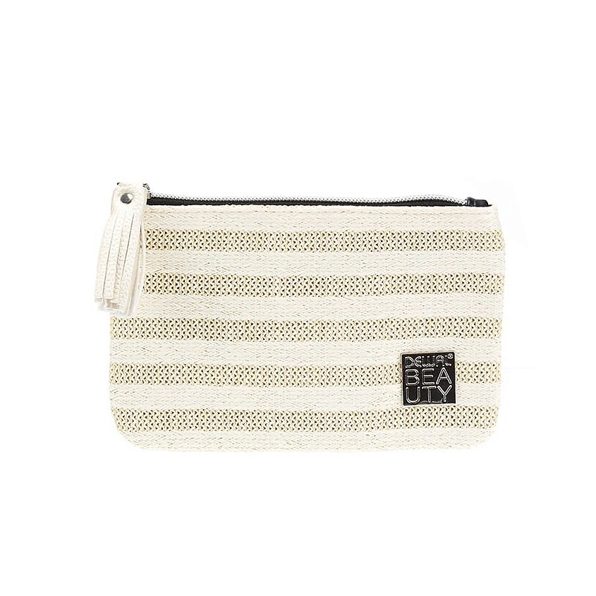 Изображение товара DEWAL BEAUTY Косметичка серия "Рогожка", светло-бежевый