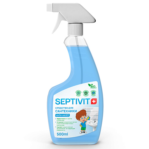 SEPTIVIT Универсальное чистящее средство для сантехники Анти-налёт 500 septivit чистящее средство для кухни антижир 500