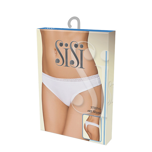 SISI Трусы женские String прозрачные трусы мода интимность открытая промежность аппликация женщины g string