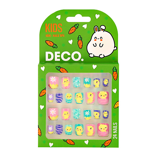 фото Deco. набор детских накладных ногтей kids