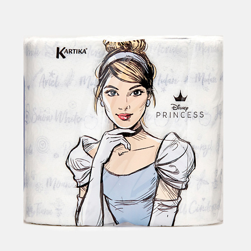 фото Kartika полотенца бумажные кухонные с рисунком "принцессы" 3 слоя