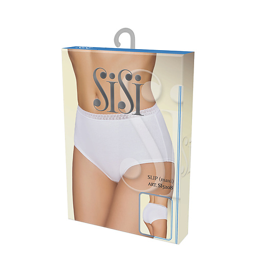 SISI Трусы женские Slip (maxi) sisi носки женские optic 40 в полоску резинка с люрексом