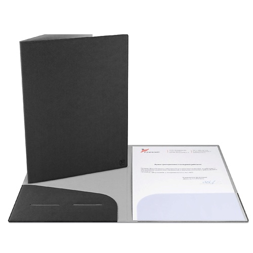 FLEXPOCKET Классическая папка из экокожи для документов flexpocket для пластиковых карт из экокожи с тремя отделениями