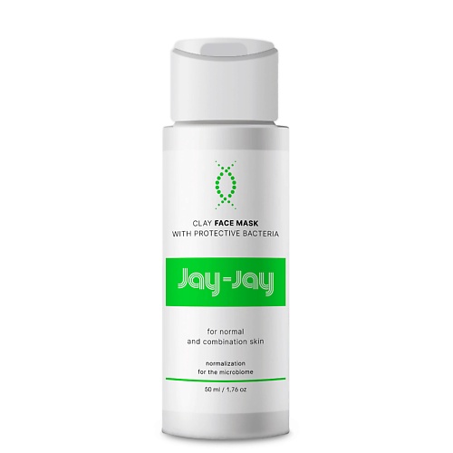 JAY-JAY Глиняная маска с бактериями-протекторами для нормальной и комбинированной кожи 50