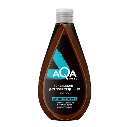 AQA PURE Кондиционер для восстановления волос без силиконов 400 pure water кондиционер для белья горная свежесть 1000