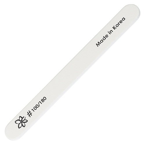 Пилка для ногтей IRISK Пилка белая овальная #100/180 набор tnl пилка для ногтей пилю на мерседес узкая 100 180 10 шт