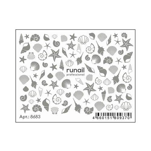 RUNAIL PROFESSIONAL Слайдер-дизайн для ногтей runail professional масло для ногтей и кутикулы белая фрезия 10