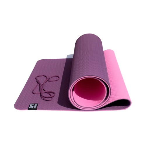 Коврик для фитнеса ORIGINAL FITTOOLS Коврик для йоги 6 мм TPE двуслойный коврик для йоги espado tpe 173x61x0 6 см синий