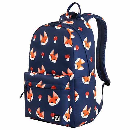Рюкзак BRAUBERG Рюкзак с карманом для ноутбука, Foxes фото