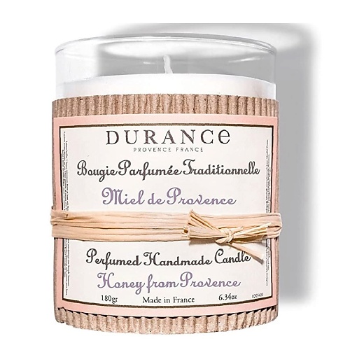 DURANCE Ароматическая свеча Мед из Прованса Honey from Provence 180