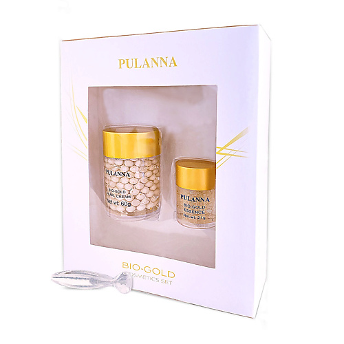 Набор средств для лица PULANNA Подарочный набор для лица c Био-Золотом - Bio-gold Cosmetics Set уход за лицом fs cosmetics лосьон для лица bottox effect