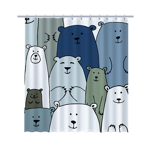 

FIXSEN "BEAR" Шторка для ванной, "BEAR" Шторка для ванной