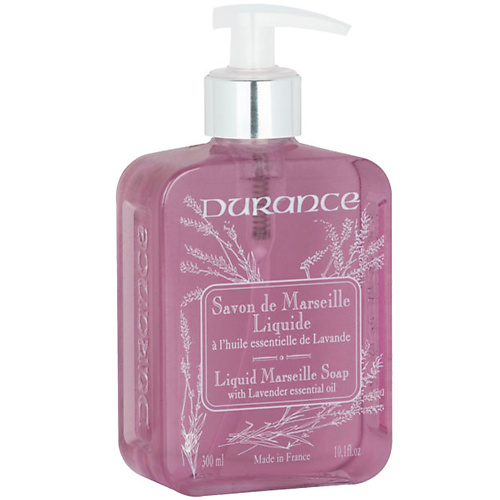 Мыло жидкое DURANCE Жидкое мыло с экстрактом Лаванды Liquid Marseille Soap with Lavender essential oil