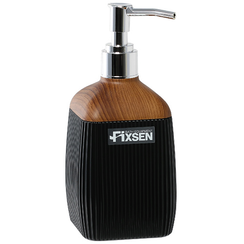 FIXSEN Дозатор для жидкого мыла BLACK WOOD дозатор для жидкого мыла с держателем fixsen trend прозрачный 7х10х17 см