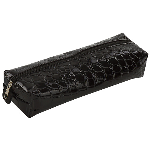 BRAUBERG Пенал-косметичка Ultra black, крокодиловая кожа brauberg пенал military 1 отделение