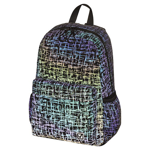 BRAUBERG Рюкзак BRIGHT Net светящийся рисунок brauberg рюкзак bright pixels светящийся рисунок