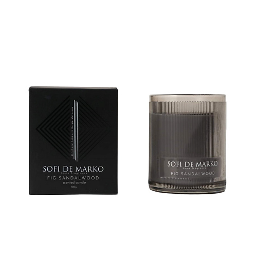 SOFI DE MARKO Свеча Ароматическая Fig Sandalwood 500 leoleo perfumes ароматическая свеча sandalwood