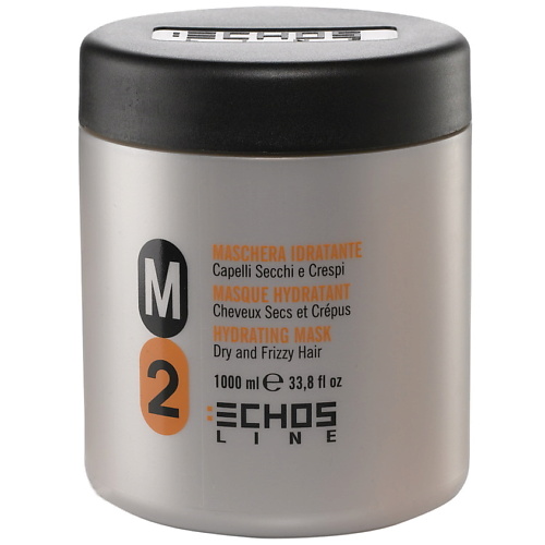 Маска для волос ECHOS LINE Маска для сухих и вьющихся волос с экстрактом кокоса M2 кондиционеры бальзамы и маски echos line маска для интенсивного питания и увлажнения seliar luxury