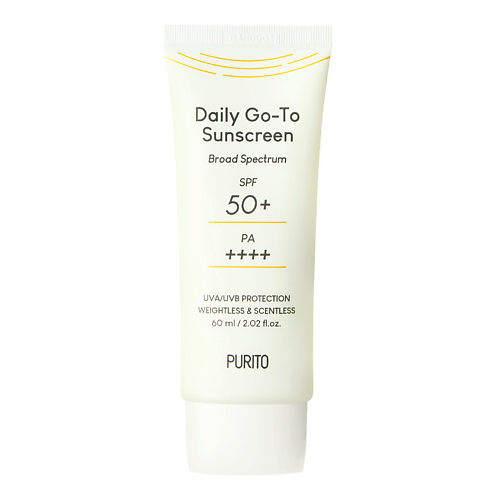 фото Purito cолнцезащитный крем для лица spf 50+/pa++++ daily go-to sunscreen