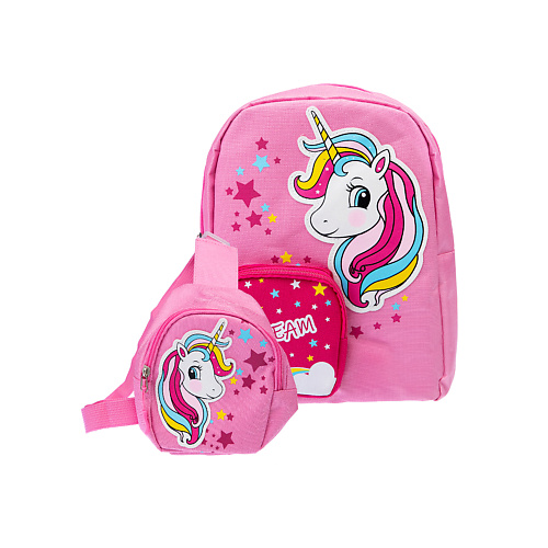 playtoday комплект для девочек рюкзак сумка unicorn PLAYTODAY Комплект для девочек: рюкзак, сумка UNICORN