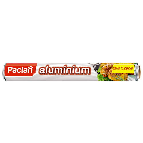 PACLAN Фольга алюминиевая в рулоне 1 фольга для гриля paclan 10х45 см