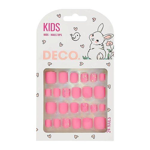 фото Deco. набор детских накладных ногтей kids