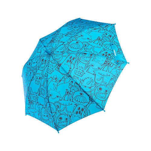 Зонт PLAYTODAY Зонт-трость полуавтоматический для мальчиков Monsters