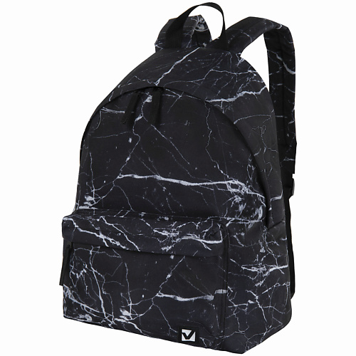 BRAUBERG Рюкзак сити-формат Black marble brauberg рюкзак content 2 отделения